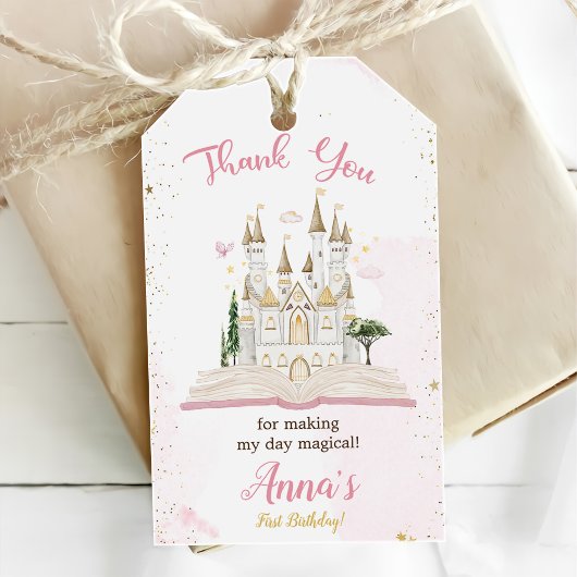 Märchenprinzessin 1. Geburtstagsfeier Geschenkanhänger