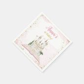 Märchenprinzessin 1. Geburtstagsfeier Serviette (Ecke)