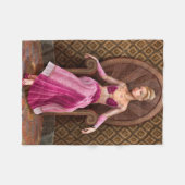 Märchenprinzessin Fleecedecke (Vorderseite (Horizontal))