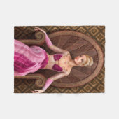 Märchenprinzessin Fleecedecke (Vorderseite (Horizontal))