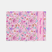 Märchenprinzessin Fleecedecke (Vorderseite (Horizontal))