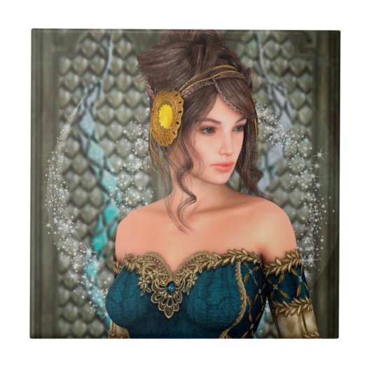 Märchenprinzessin Fliese (Vorderseite)
