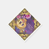 Märchenprinzessin Geburtstagsfeier Serviette (Ecke)