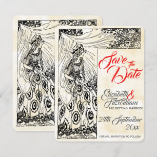 Märchenprinzessin Hochzeit speichert das Datum Einladung