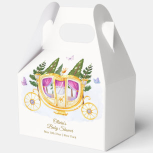 Märchenprinzessin-Kinderwagen-Baby-Party im Wald Geschenkschachtel