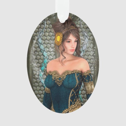 Märchenprinzessin Ornament (Vorderseite)