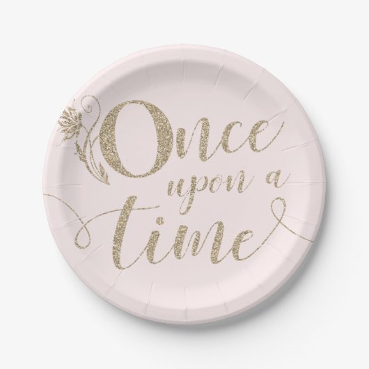 Märchenprinzessin-Papierplatten Pappteller (Vorderseite)