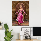 Märchenprinzessin Poster (Heimbüro)