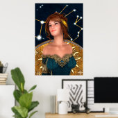 Märchenprinzessin Poster (Heimbüro)