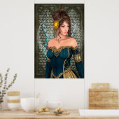 Märchenprinzessin Poster (Küche)