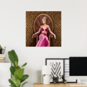 Märchenprinzessin Poster (Heimbüro)