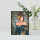 Märchenprinzessin Postkarte (Stehend Vorderseite)