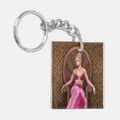 Märchenprinzessin Schlüsselanhänger (Vorderseite links)
