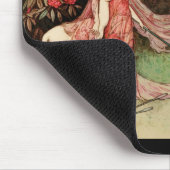 Märchenprinzessin und Weißwild Mousepad (Ecke)