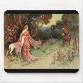 Märchenprinzessin und Weißwild Mousepad (Vorne)