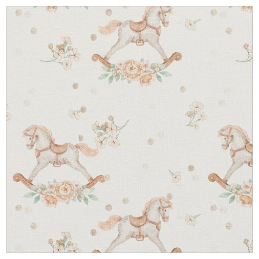 Märchenrockpferde Stoff (Nahaufnahme)