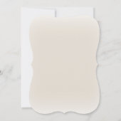 Märchenschloss Beförderung Gold Leere Zurück Einladung (Rückseite)