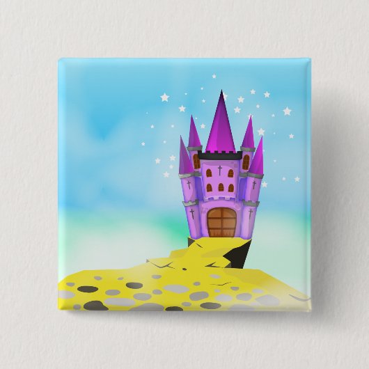 Märchenschloss Button (Vorderseite)