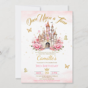 Märchenschloss Geburtstag Einladung