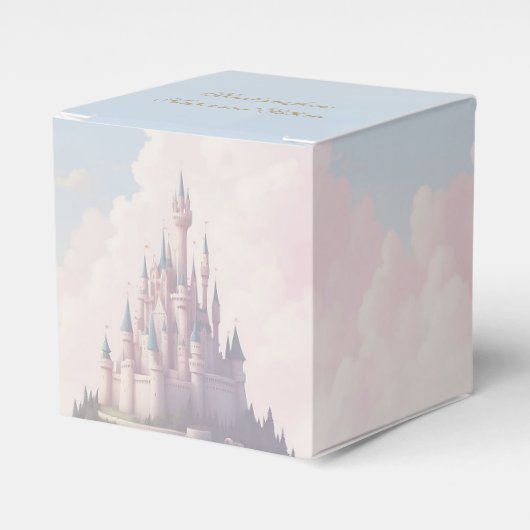 Märchenschloss Hochzeit Geschenkschachtel (Vorderseite)
