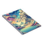 Märchenschloss im Wolkenkratzer Notizblock (Rechte Seite)