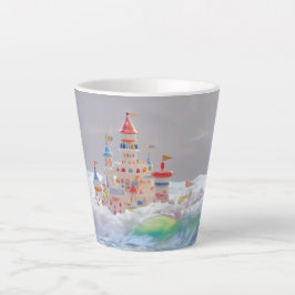 Märchenschloss in den Wellen Milchtasse