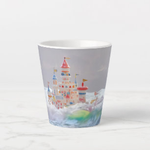 Märchenschloss in den Wellen Milchtasse