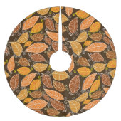 Märchenschloss, moderne Öllandschaft. Polyester Weihnachtsbaumdecke (Vorderseite)