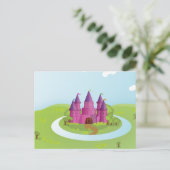 Märchenschloss Postkarte (Stehend Vorderseite)