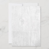 Märchenschloss Rote Rose Thorn Rahmen Babydusche Einladung (Rückseite)