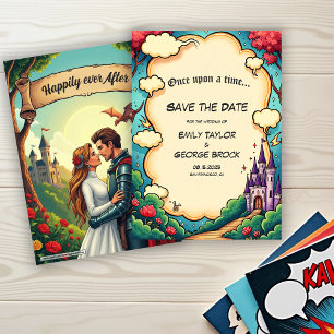 Märchenschloss Wald Feenhochzeit Save The Date
