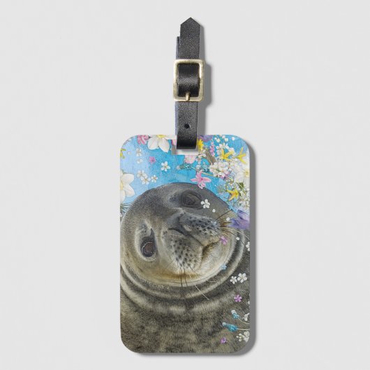 Märchensee im Ozean der Blume Gepäckanhänger (Vorderseite Vertikal)
