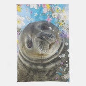 Märchensee im Ozean der Blume Geschirrtuch (Vertikal)