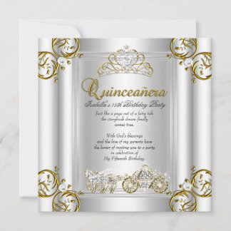 Märchensilber Quinceanera 15. Geburtstag Einladung