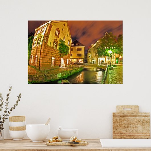 Märchenstadt Freiburg Poster (Küche)