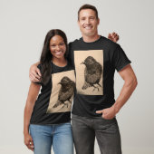 Märchenstar-Vogel-Illustrations-Shirt T-Shirt (Unisex)