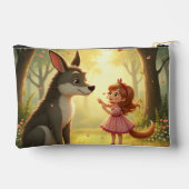 Märchenstück Druckausschnitt Nähtasche Zubehörtasche (Rückseite)