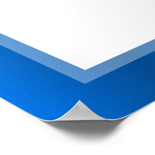 Märchentabelle zur Hochzeitsfahrt Poster (Ecke)