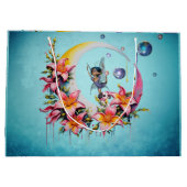 Märchentanz auf dem Mond Große Geschenktüte (Rückseite)