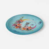 Märchentanz auf dem Mond Pappteller (Schrägansicht)