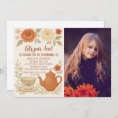 Märchentee Party Geburtstagsfeier Einladung (Vorne/Hinten)