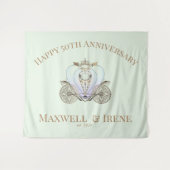 Märchentrainer auf dem Palst Green Wandteppich (Vorderseite (Horizontal))