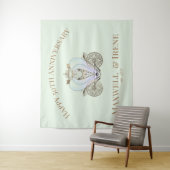 Märchentrainer auf dem Palst Green Wandteppich (Beispiel)