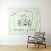 Märchentrainer auf dem Palst Green Wandteppich (Beispiel (Horizontal))