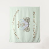 Märchentrainer auf dem Palst Green Wandteppich (Vorderseite)