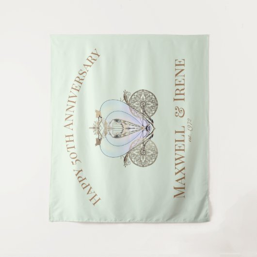 Märchentrainer auf dem Palst Green Wandteppich (Vorderseite)