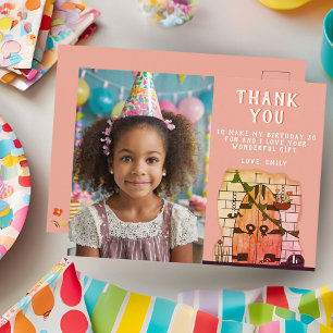 Märchentür Geburtstagsfoto Danke Postkarte