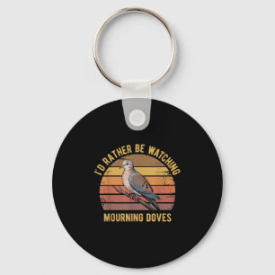 Märchenvogel Lover Vintager Retro-Sonnenuntergang Schlüsselanhänger