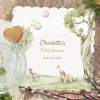 Märchenwald Bärchen Wartet Baby- Shower