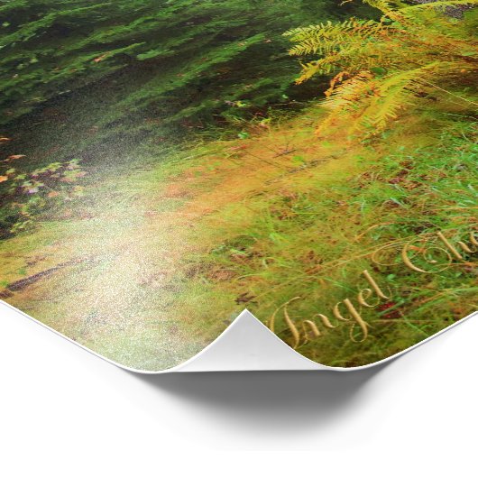 Märchenwald Fotodruck (Ecke)